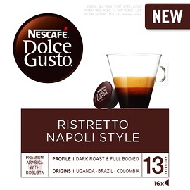 Nescafe Dolce Gusto Ristretto Napoli κάψουλες καφέ 16τεμ 