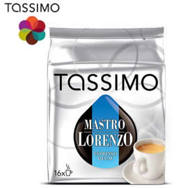 Tassimo Mastro Lorenzo Espresso Decaffeinato