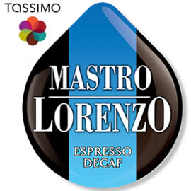 Tassimo Mastro Lorenzo Espresso Decaffeinato